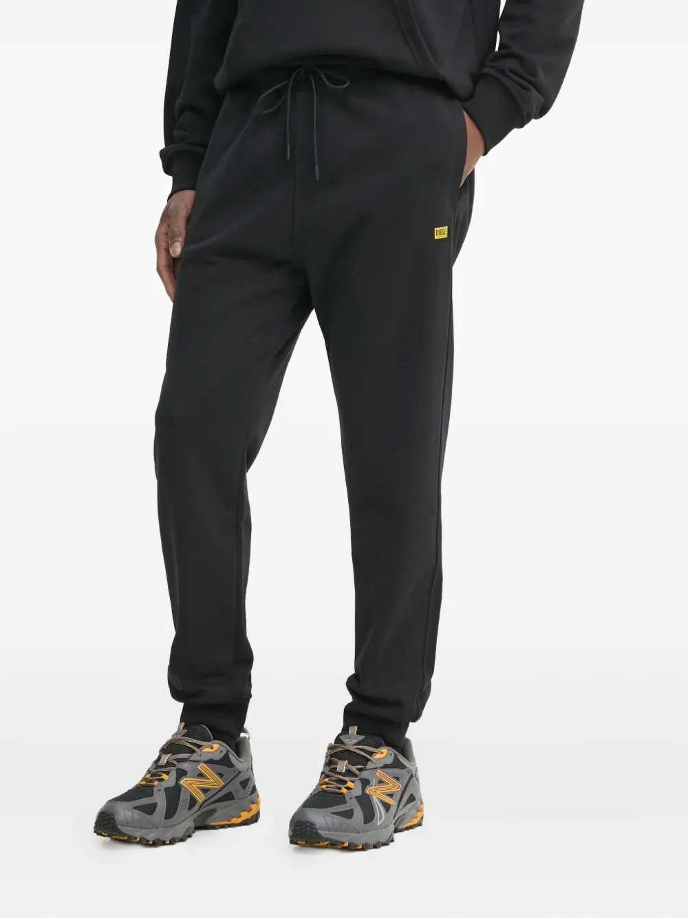 Diesel logo-print track pants | Black | Image 1