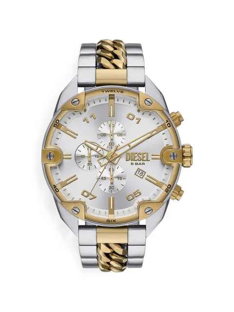 Diesel logo-print 49mm watch