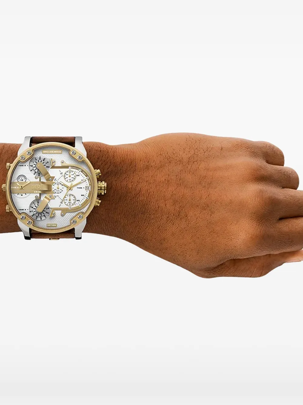 Diesel logo 57mm - Wit