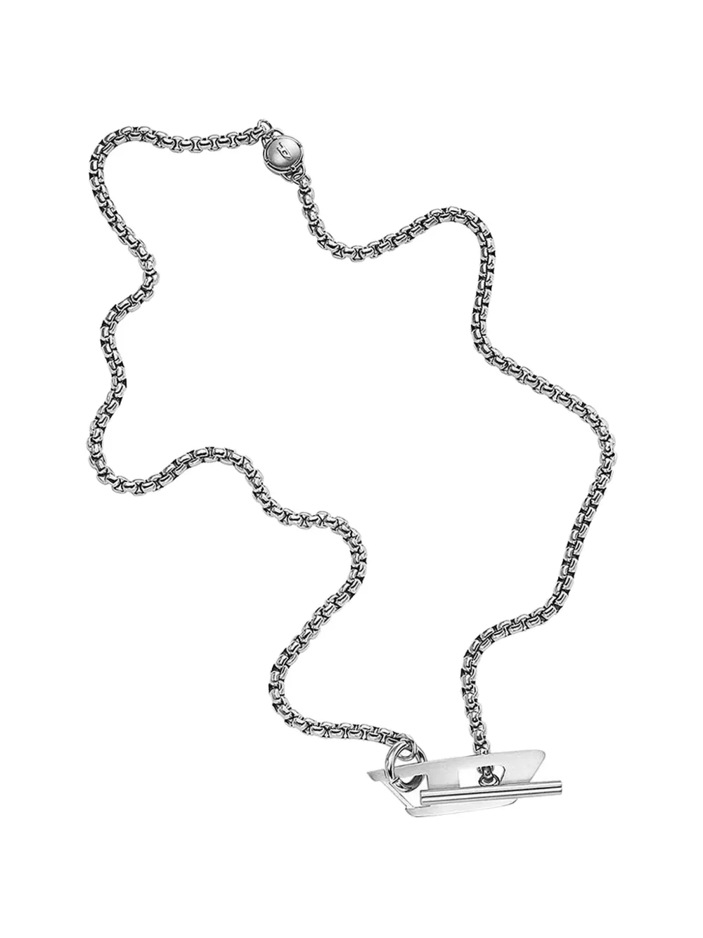 Diesel stainless steel chain necklace - Argento