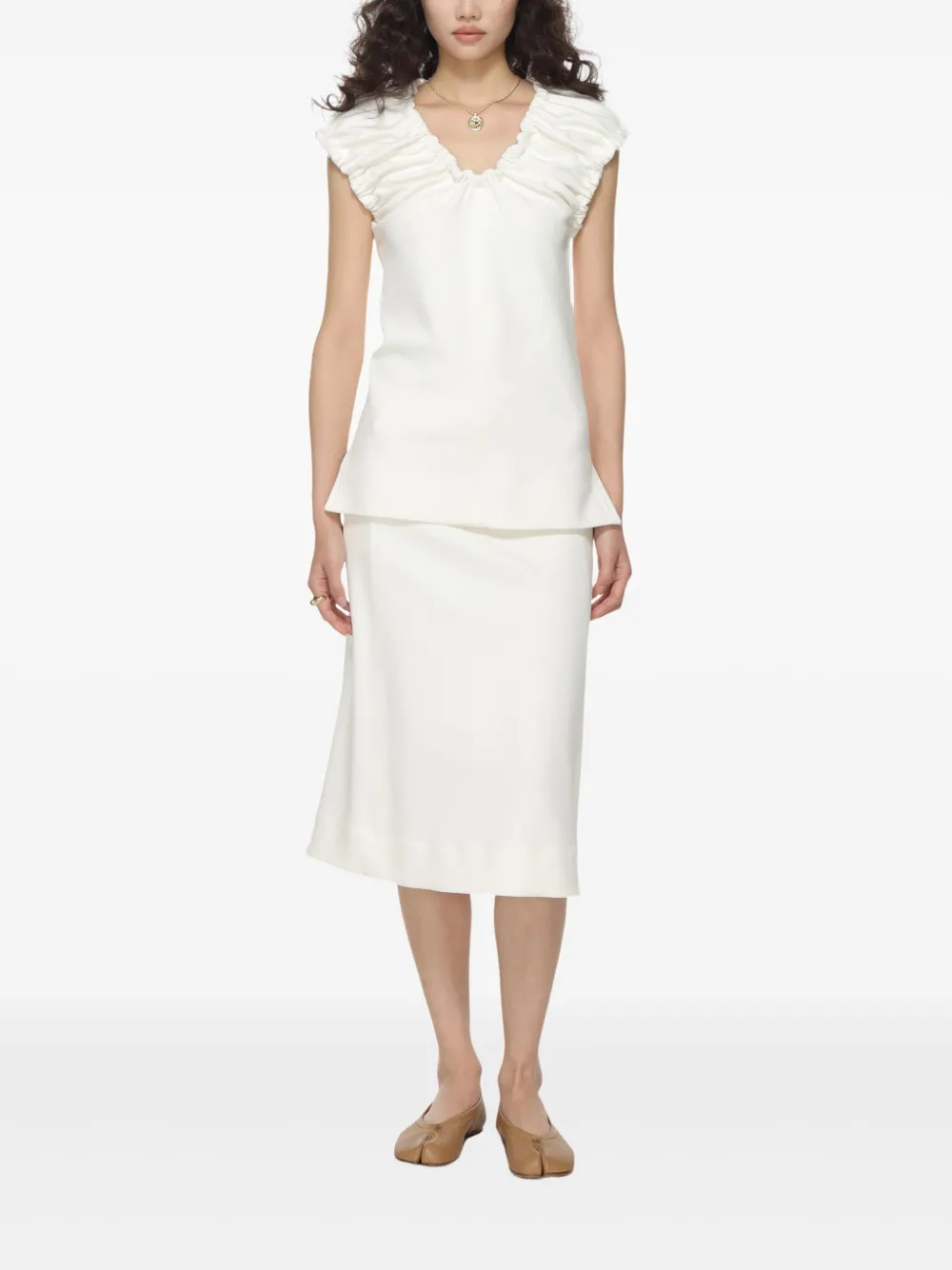 Jil Sander gathered blouse | Blouses | Image 2