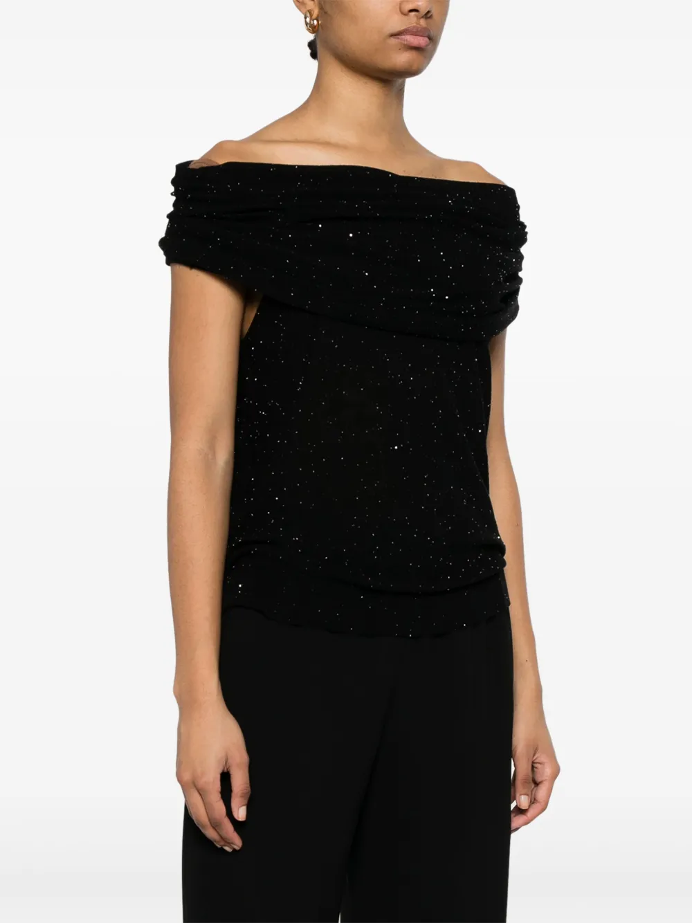 ROBERTO COLLINA SEQUINED TOP
