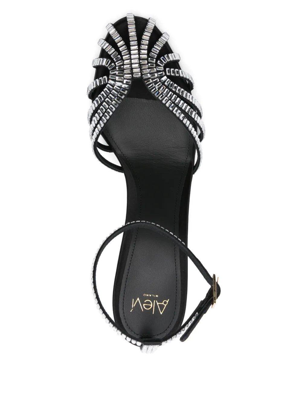 Alevì 80mm Penelope sandals Black