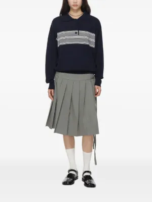 スカート LOW CLASSIC CHECK PLEATED SKIRT 4BNY327 Low Classic Skirts for Women - Shop on FARFETCH