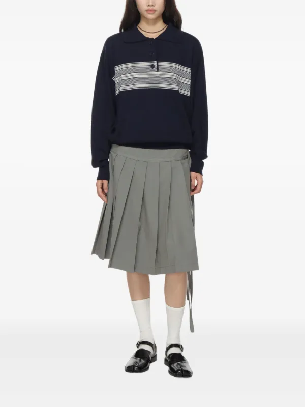[LOW CLASSIC] / ☆ 24SS SHORT PLEATED SKIRT / CREAM 240222cc.13.jpg.jpg