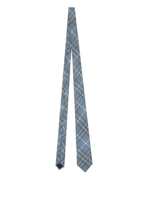 Burberry corbata con motivo de cuadros