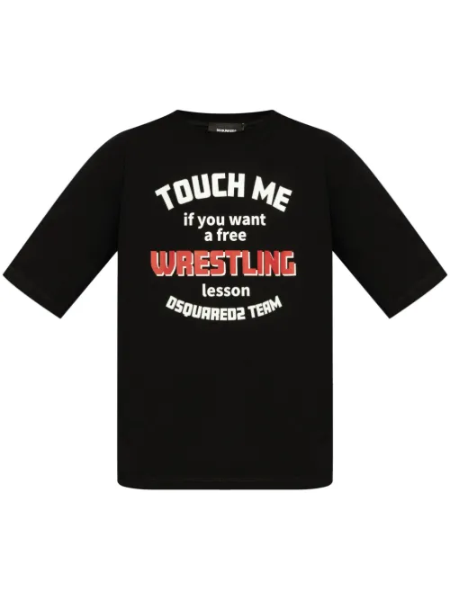 T-shirt à slogan imprimé - DSQUARED2 - Modalova