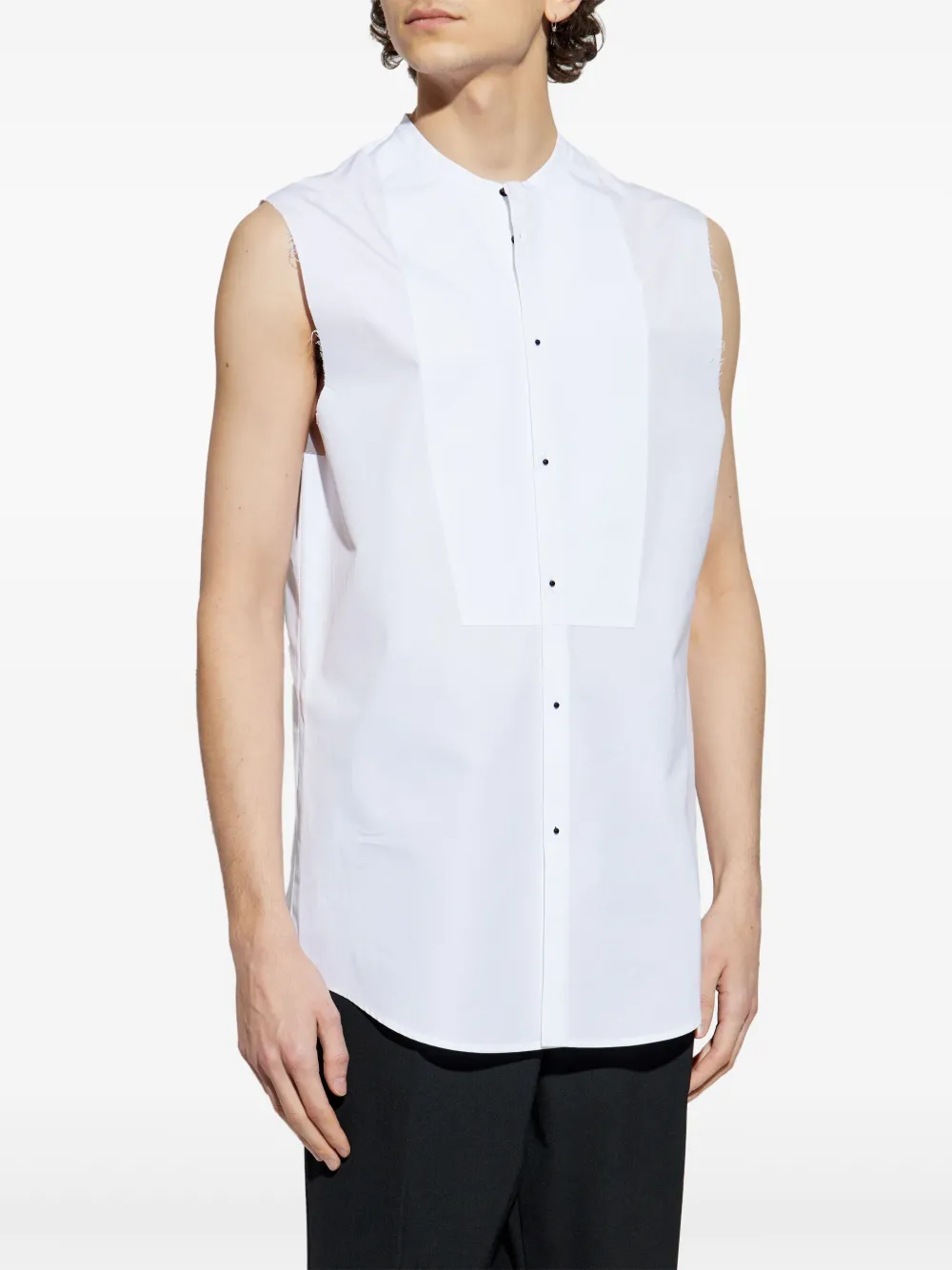 DSQUARED2 Katoenen mouwloze overhemd Wit