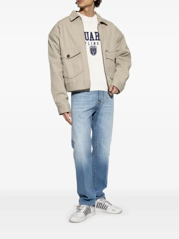 『Dsquared2』ロゴ スウェットシャツ DSQUARED2 ロゴ スウェットシャツ | ニュートラル | FARFETCH JP