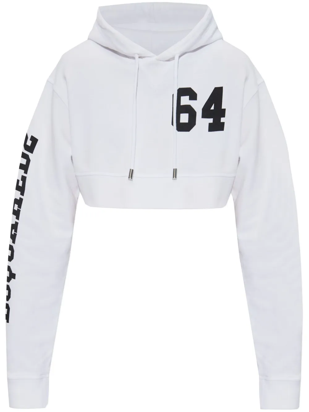 DSQUARED2 logo-print hoodie | White | Image 1