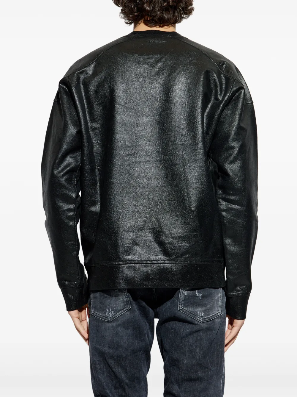 DSQUARED2 Sweater met logoprint Zwart
