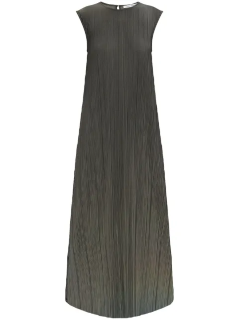 SAMSOE SAMSOE vestido midi con detalle de pliegues