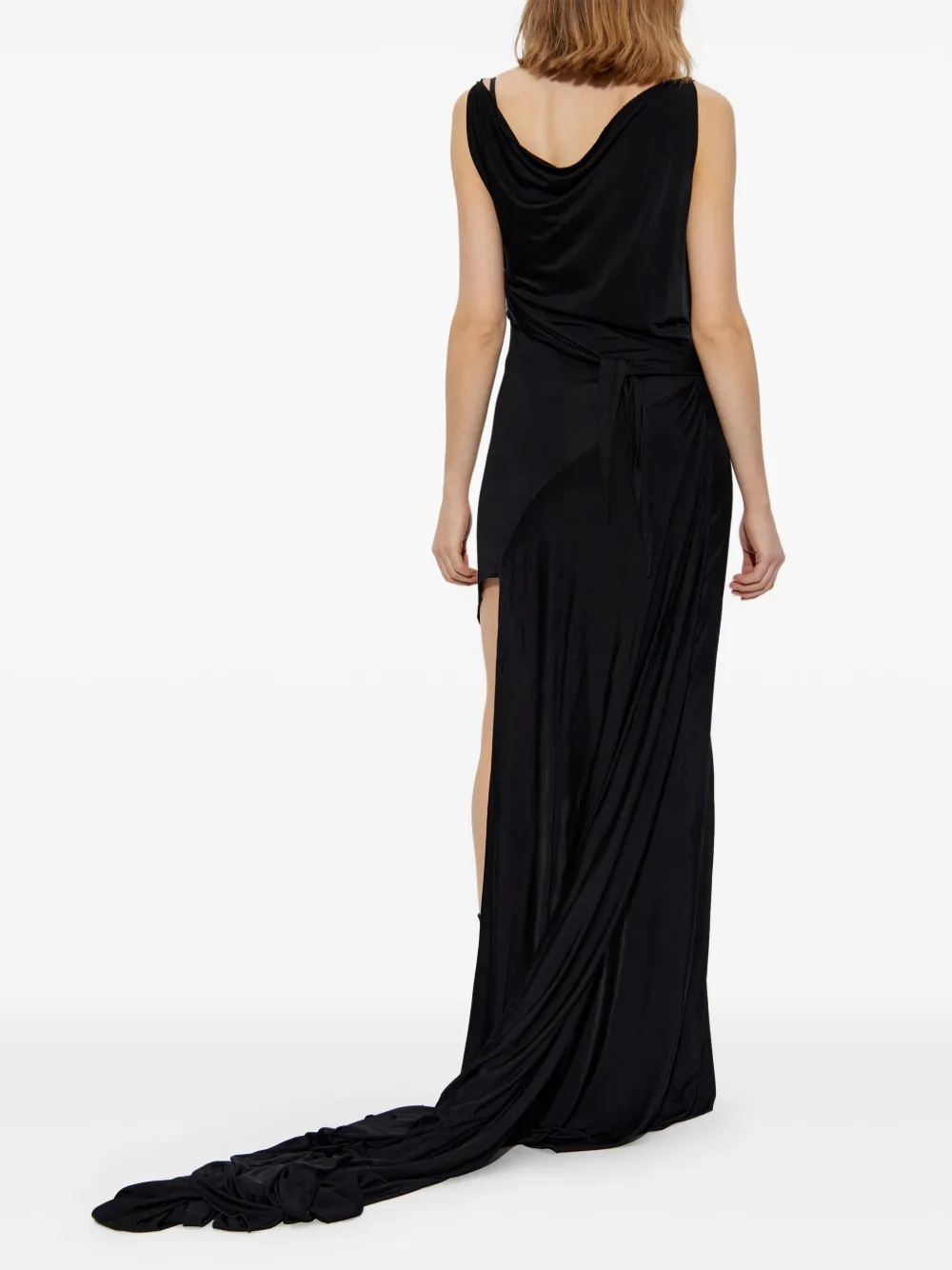 DSQUARED2 Gedrapeerde maxi-jurk Zwart
