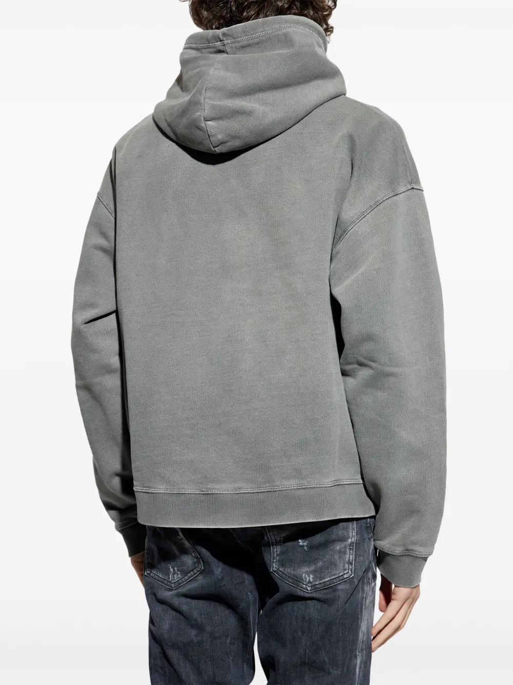 DSQUARED2 Hoodie met logoprint Grijs