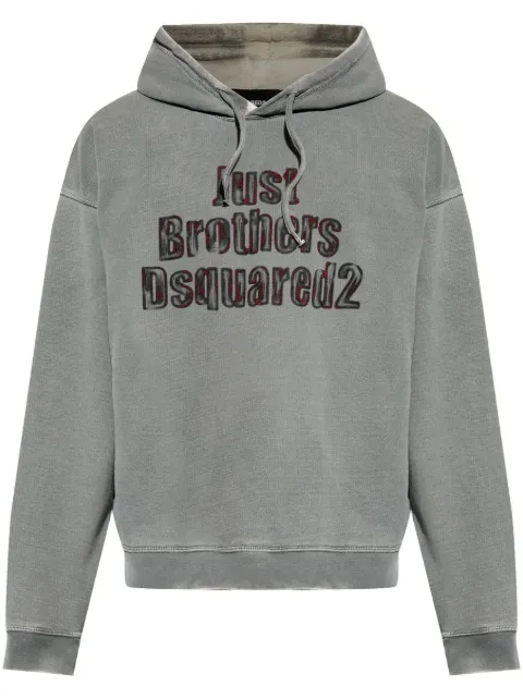 DSQUARED2 hoodie con logo estampado