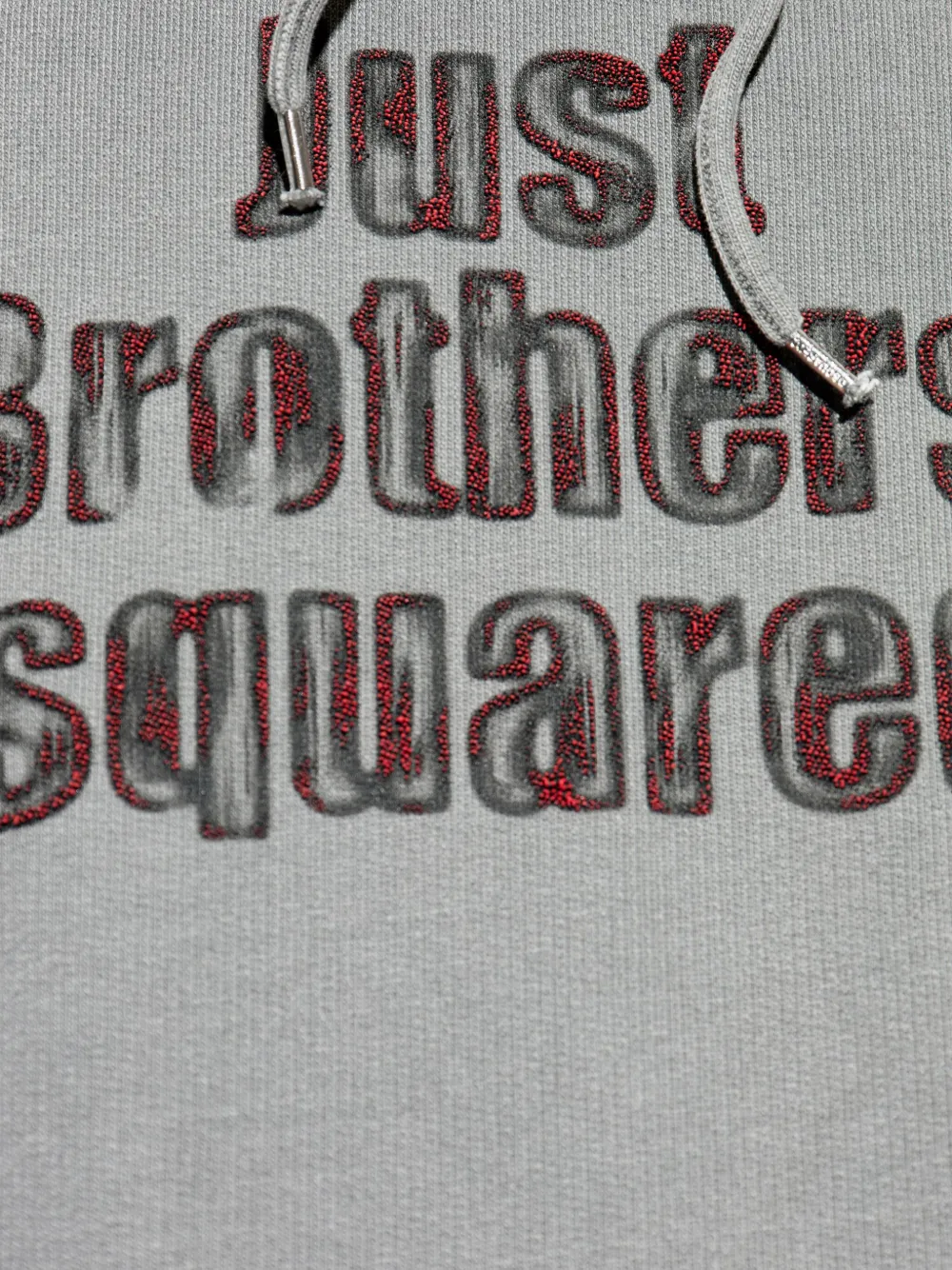 DSQUARED2 Hoodie met logoprint Grijs