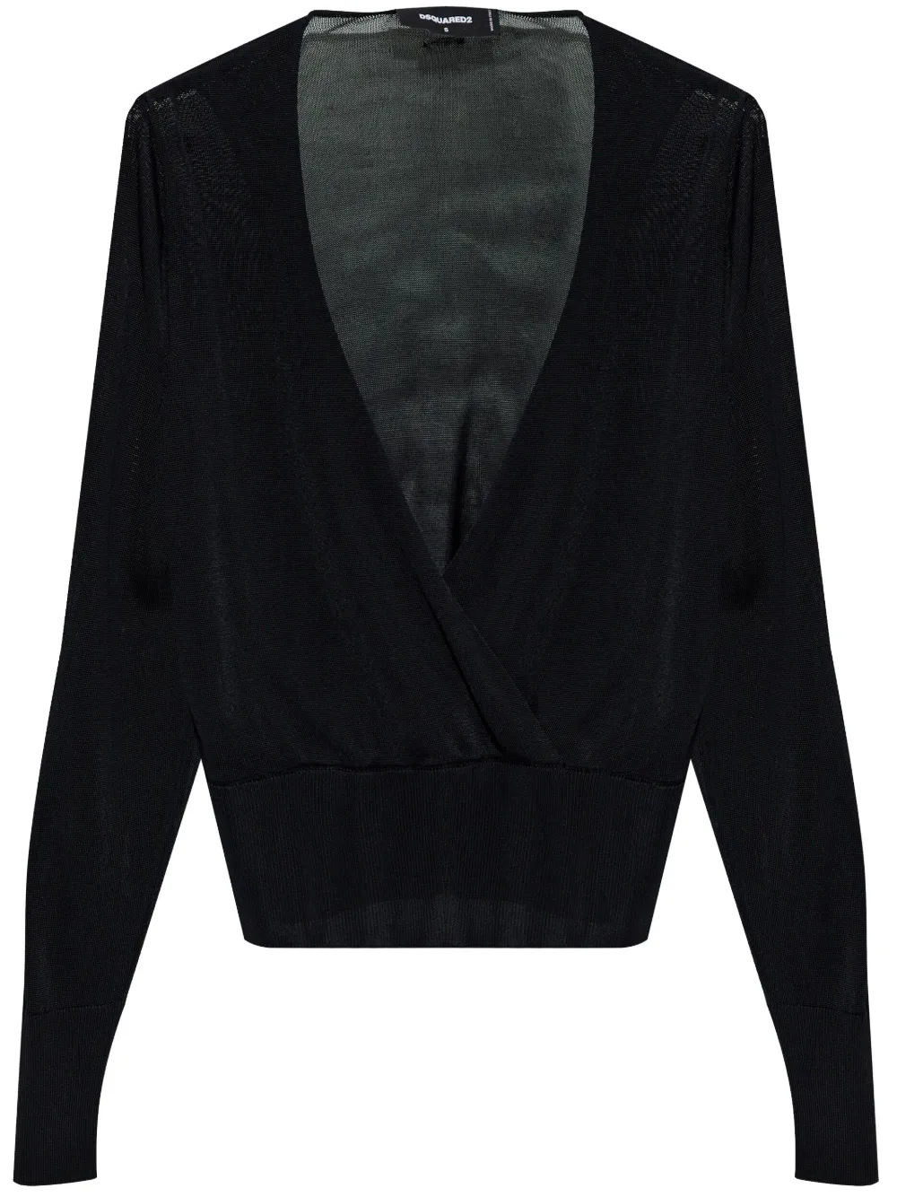 DSQUARED2 wrap top | Black | Image 1