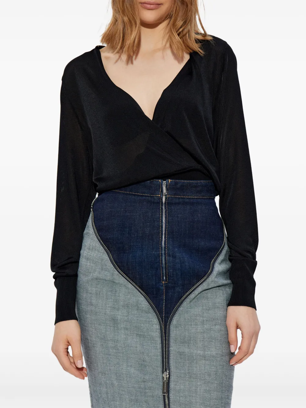 DSQUARED2 Wikkeltop Zwart