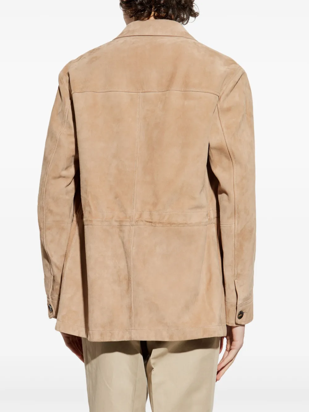 Brioni スエード ジャケット | ブラウン | FARFETCH JP