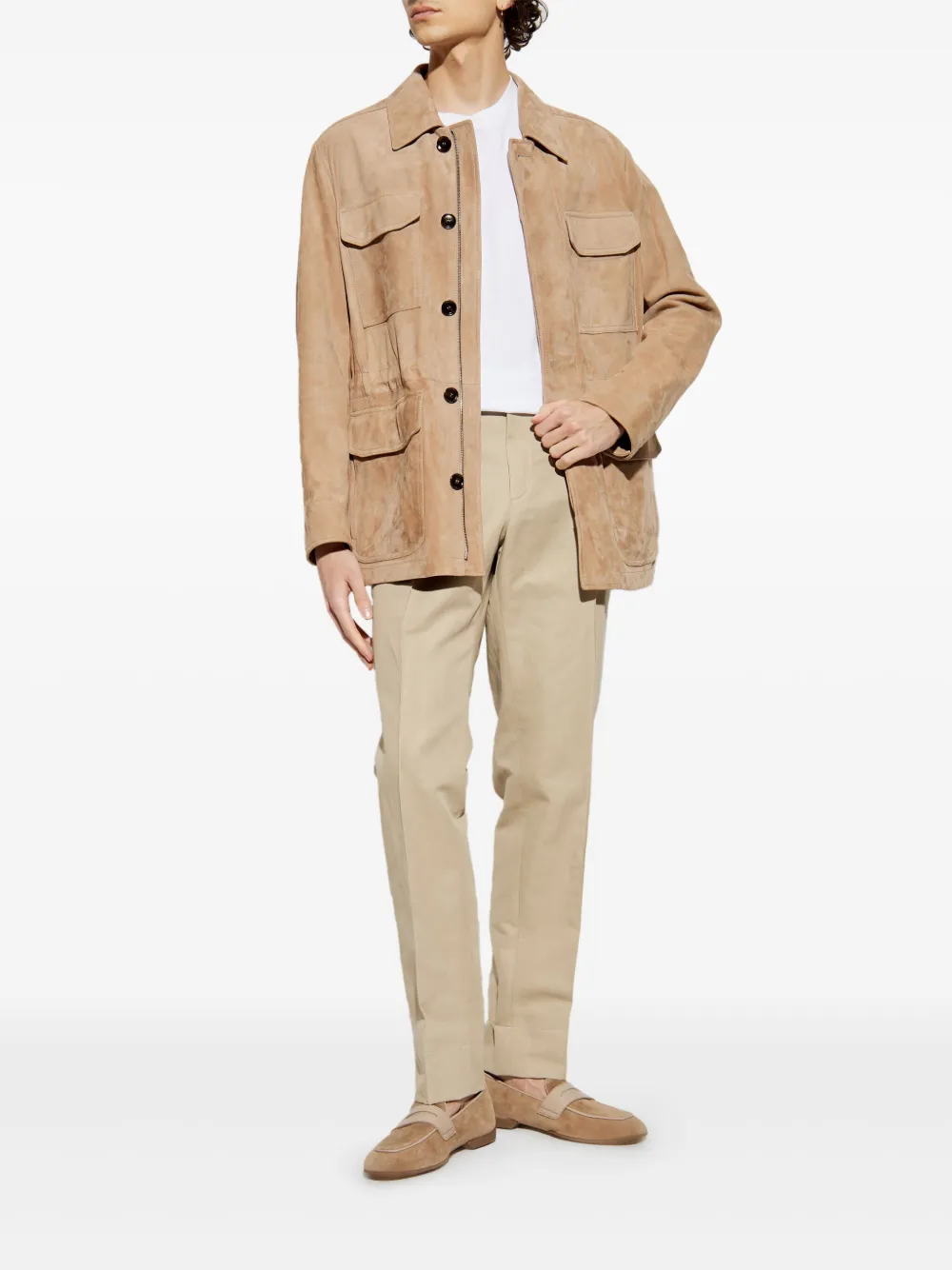 Brioni suede jacket - Bruin