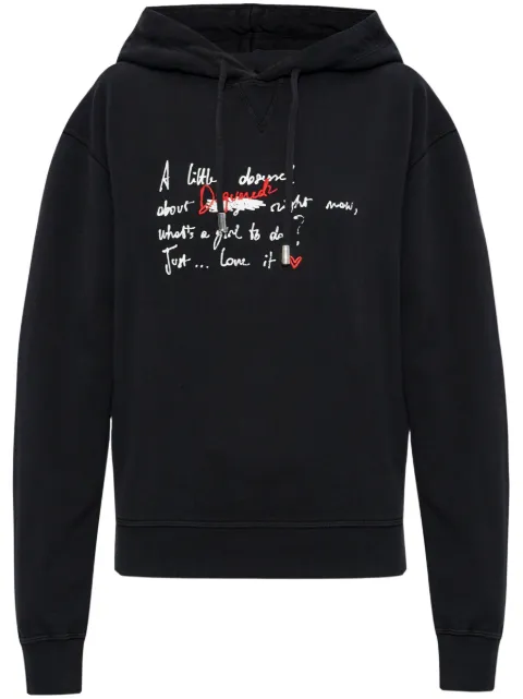 DSQUARED2 logo-print hoodie 