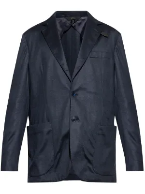 Brioni ダークブルー テーラードジャケット Brioni テーラードジャケット ブレザー メンズ通販 - FARFETCH