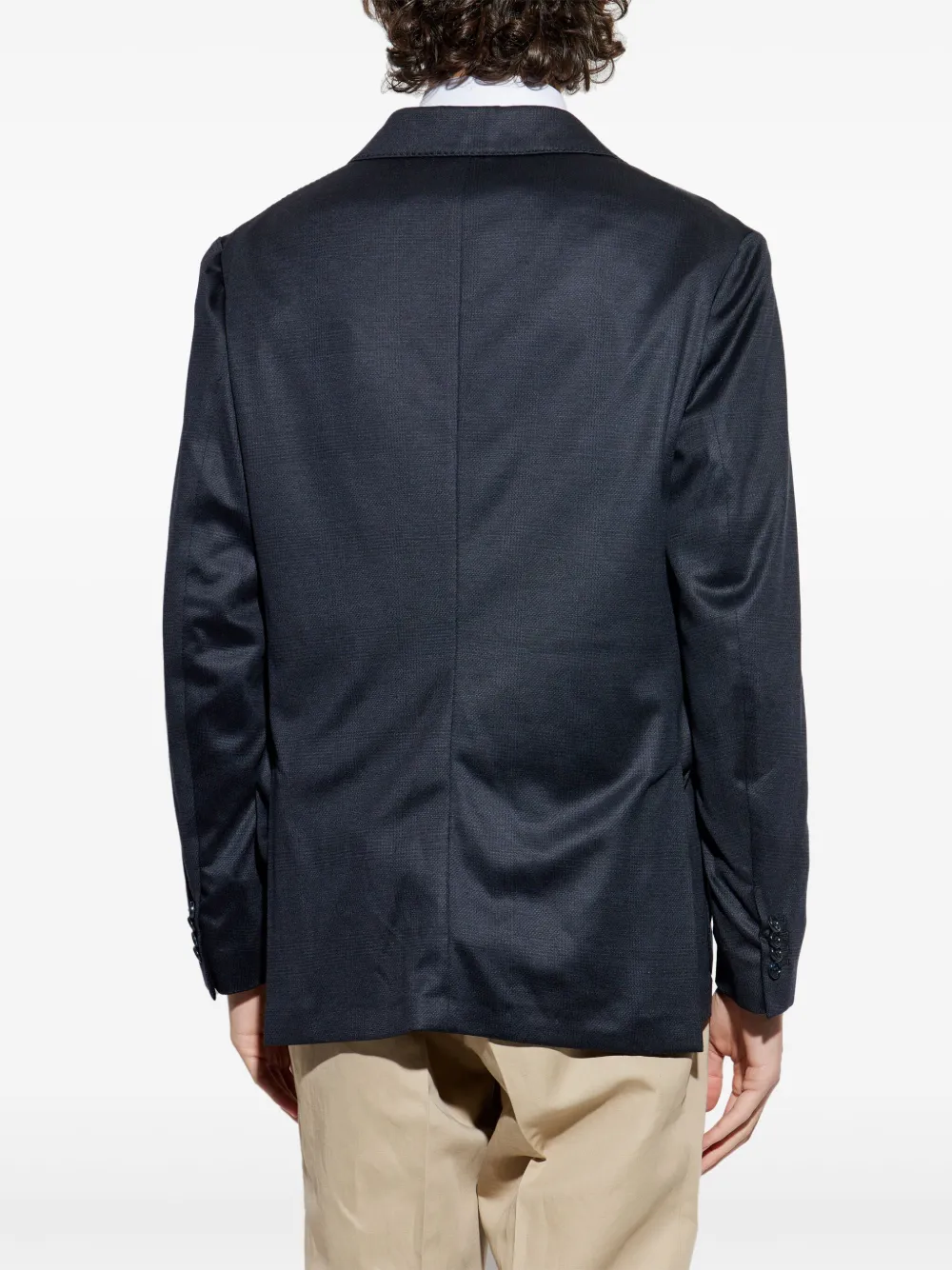 Brioni Wollen blazer Blauw