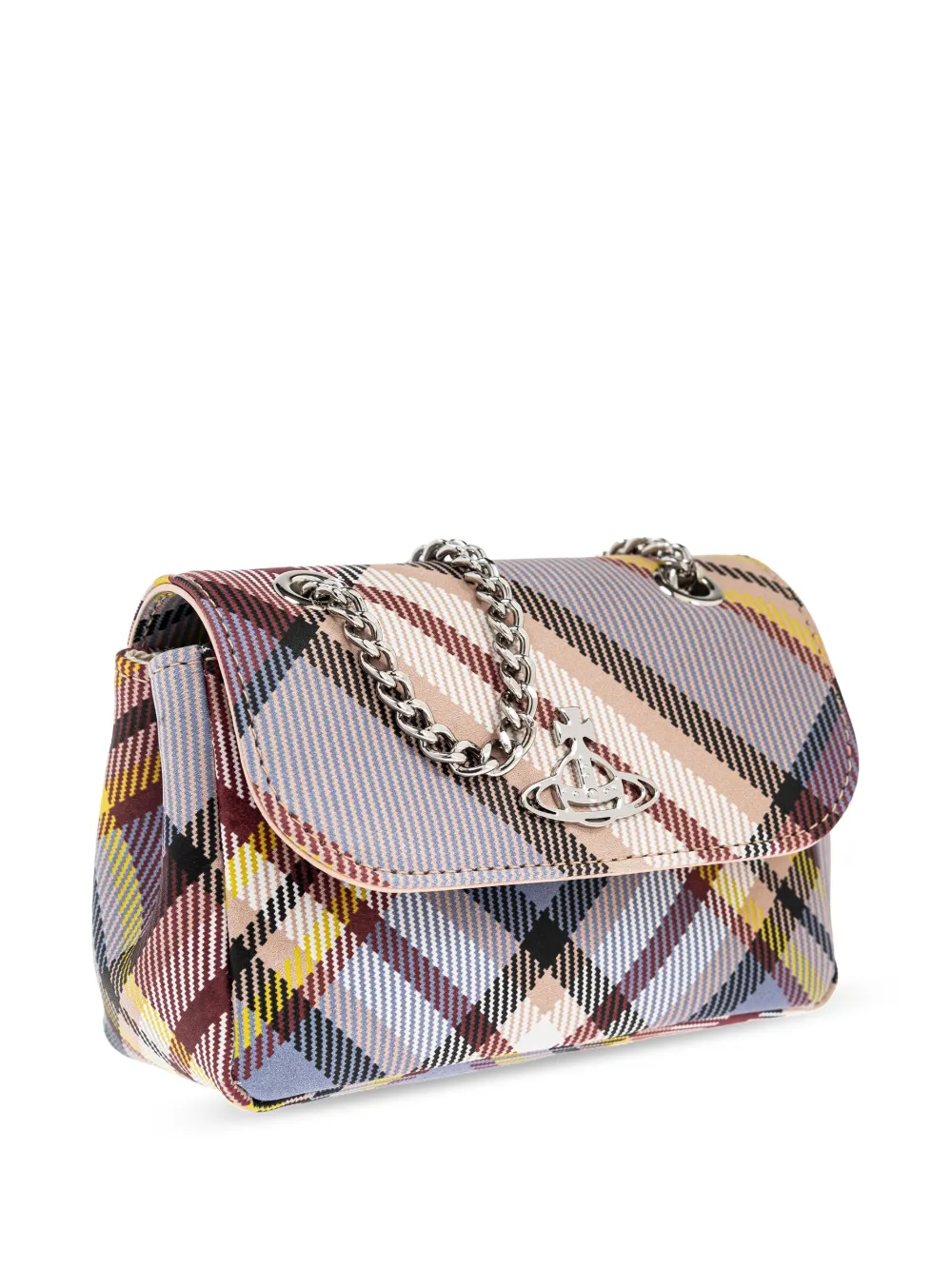 Vivienne Westwood Kleine Purse With Chain schoudertas Blauw
