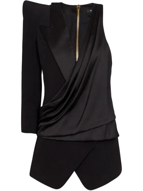 Haut à design asymétrique - Balmain - Modalova