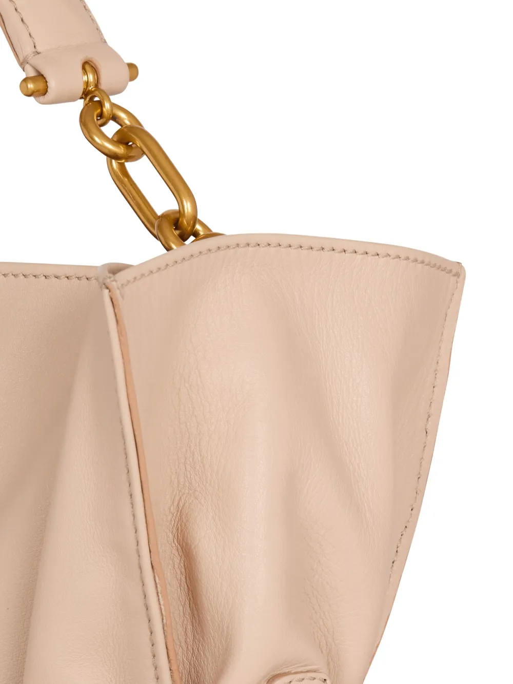 Balmain Anthem schoudertas Beige