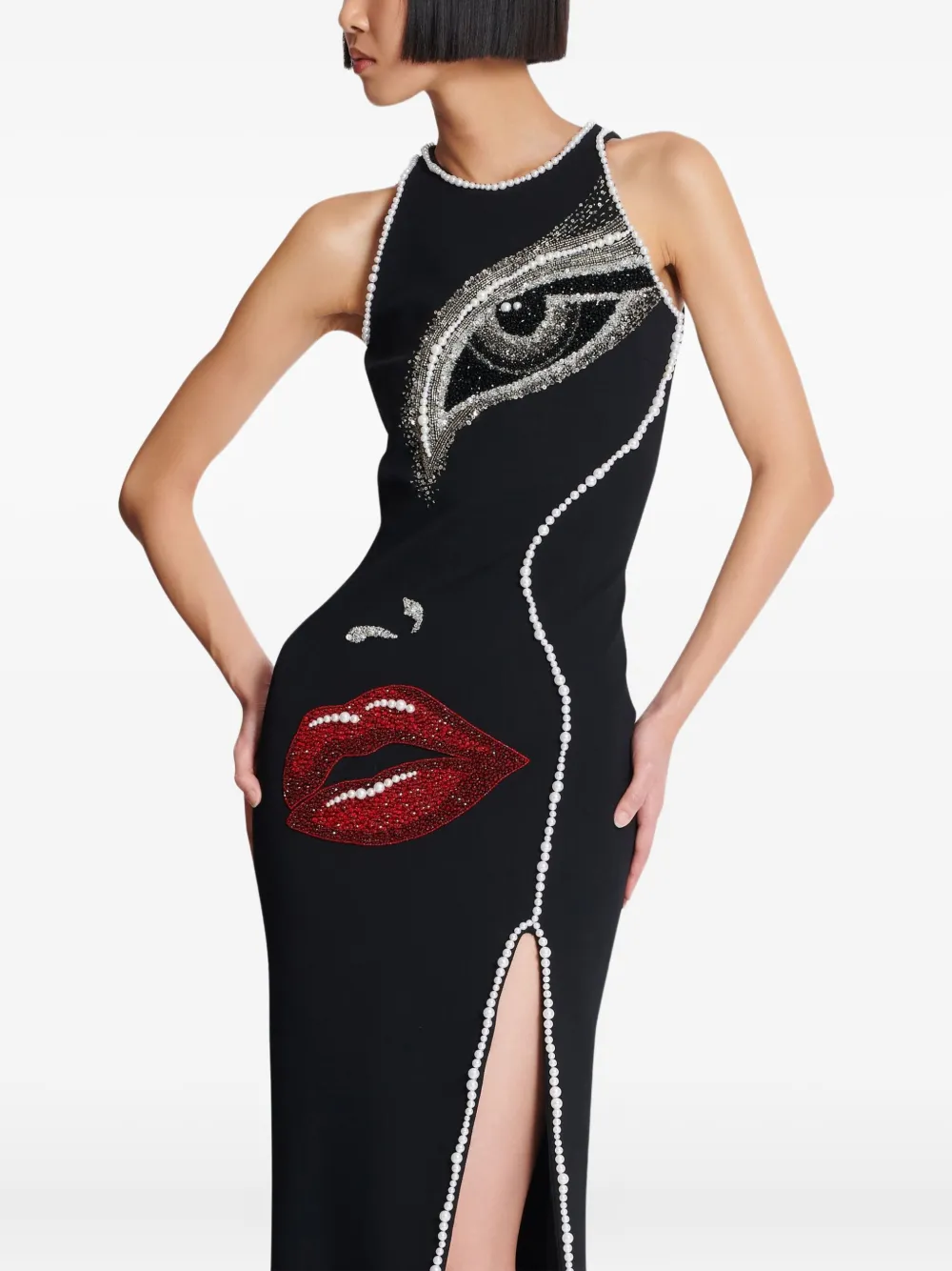 【関税＆送料込み】Balmain Vichy Dress VIP【関税込み・送料無料】Balmain Black Vichy Knit Dress