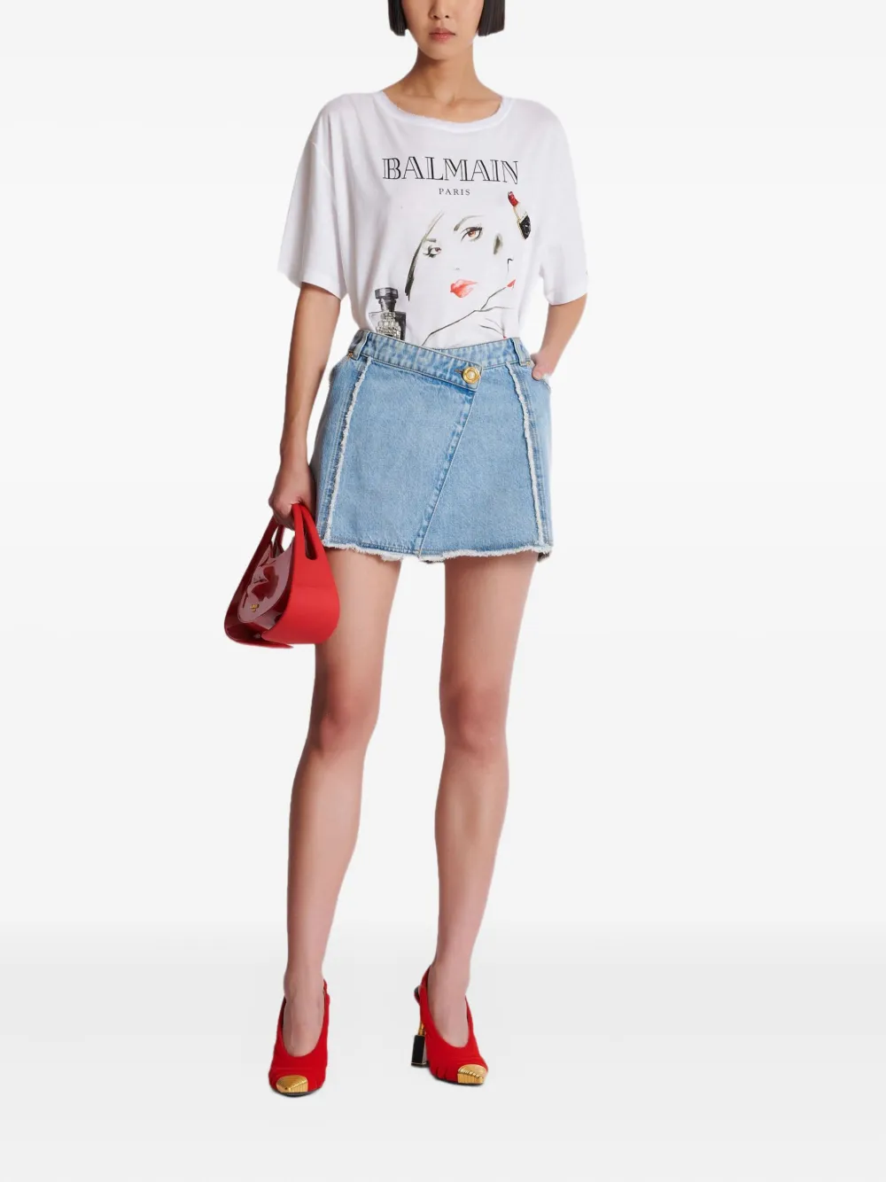 Balmain Beauty T-shirt - Wit