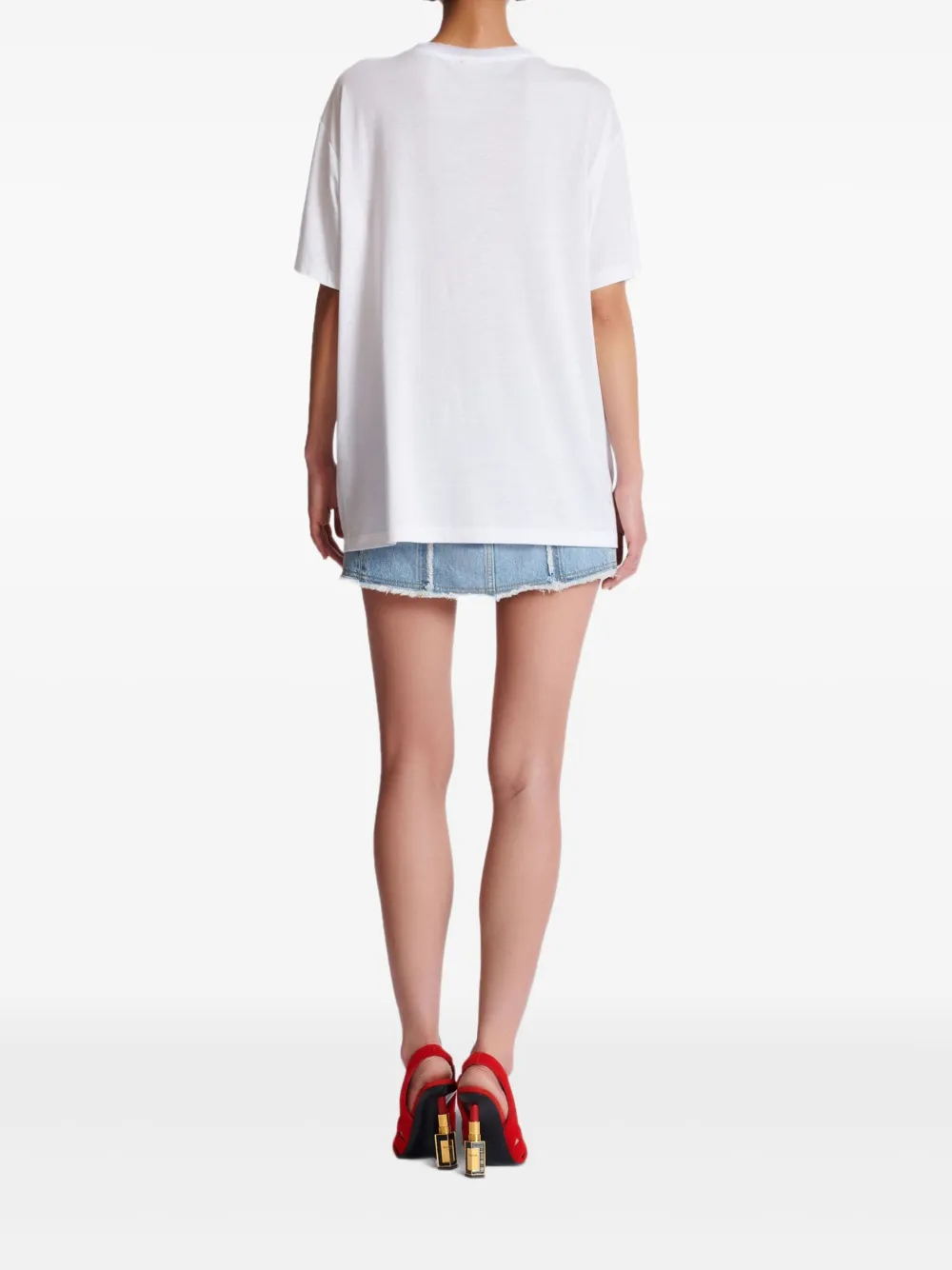 Balmain Beauty T-shirt Wit