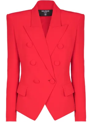 Balmain ダブルジャケット | レッド | FARFETCH JP