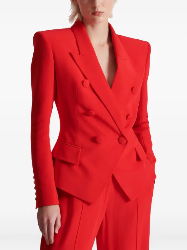 Balmain double-breasted Blazer | Red | FARFETCH