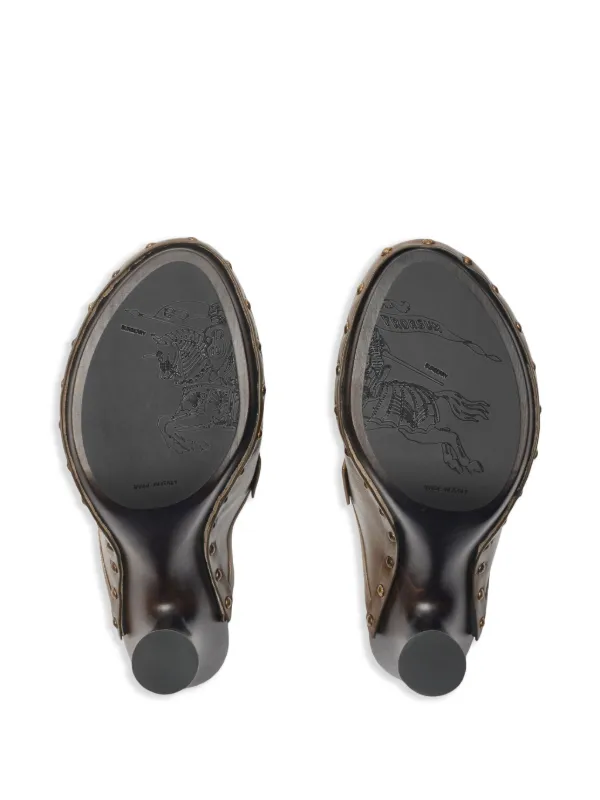 Burberry 111mm Potter Mules | Brown | FARFETCH