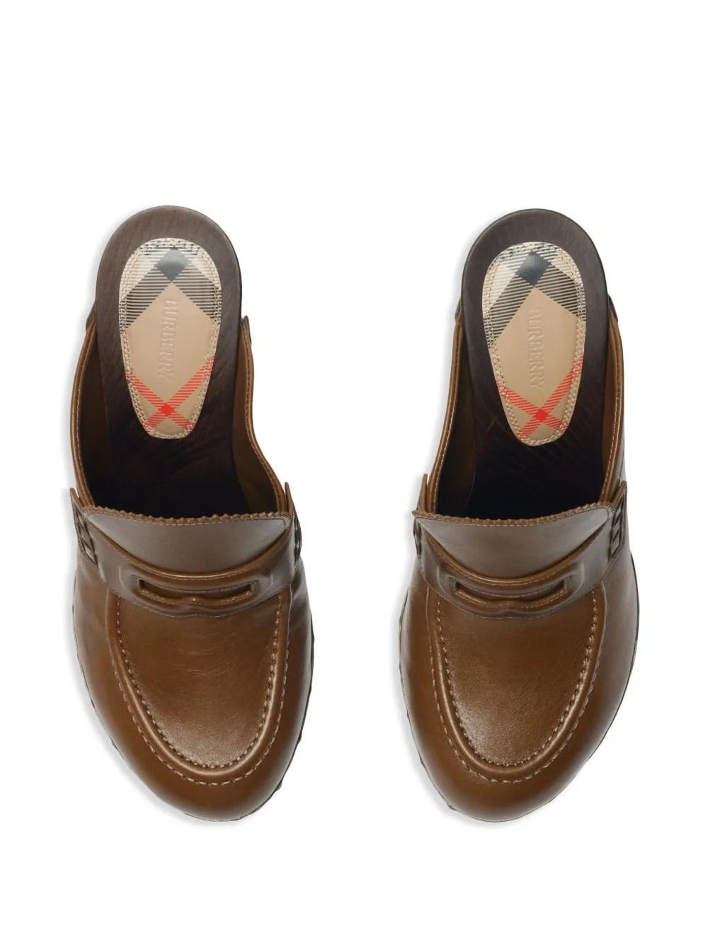 Burberry 111mm Potter mules Brown