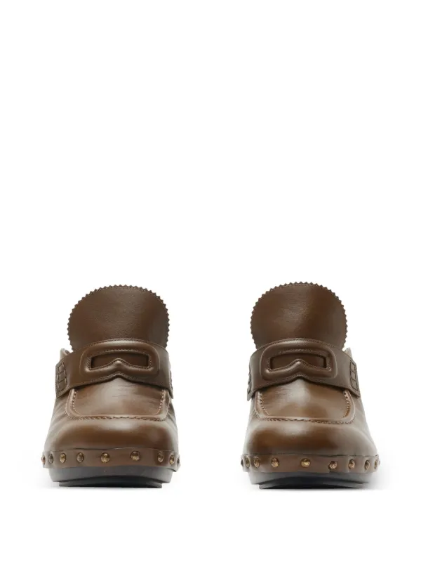 Burberry 111mm Potter Mules | Brown | FARFETCH