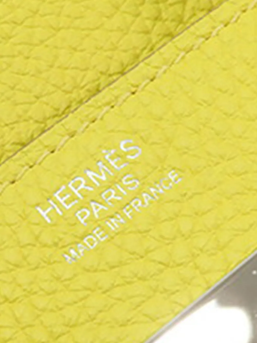 Hermès Pre-Owned 2022 Clemence Birkin Retourne 30 handtas - Geel