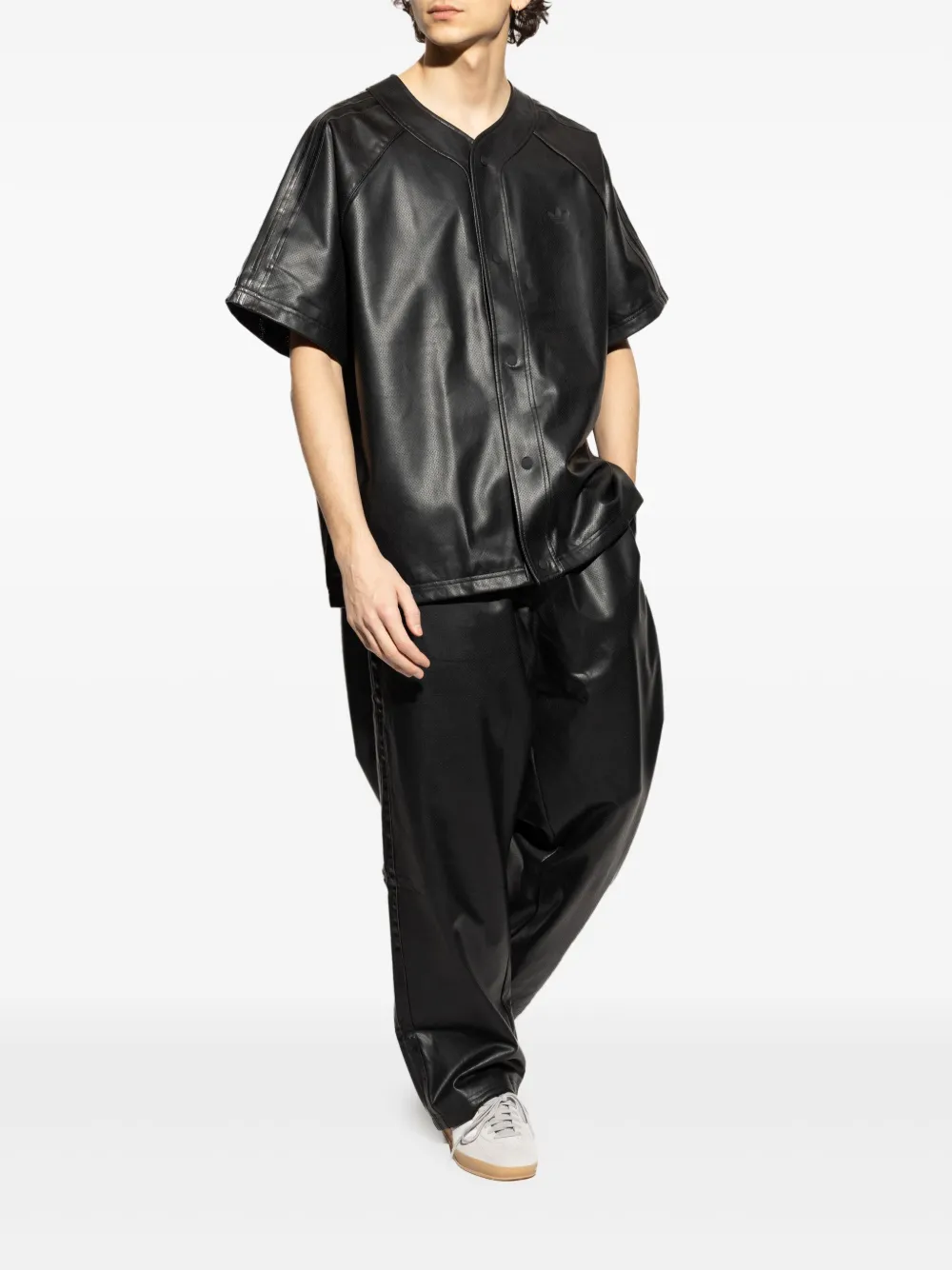 Adidas Broek met geperforeerd detail - Zwart