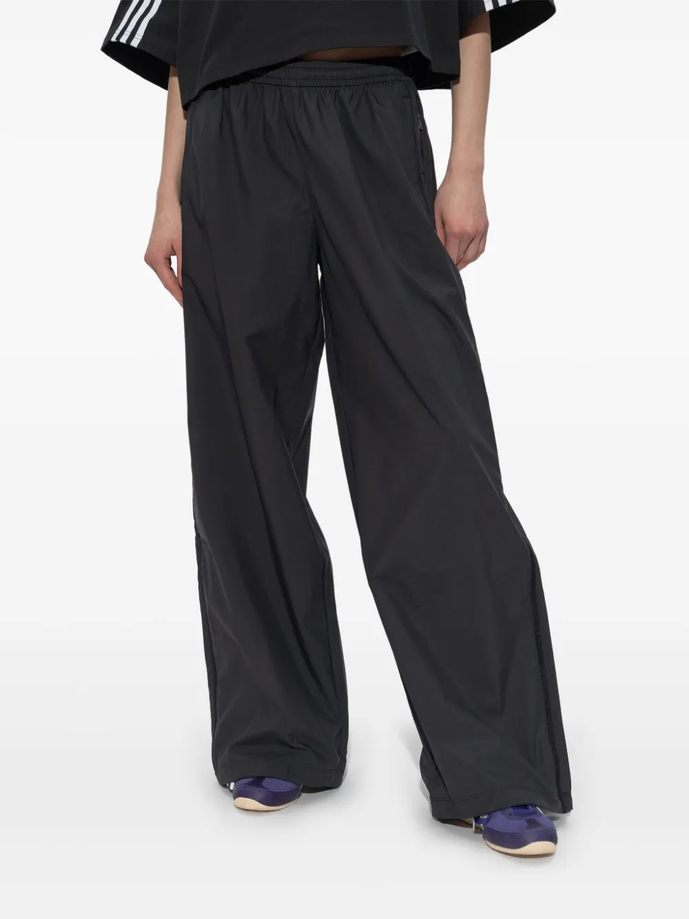 Shop Adidas Originals Rasant Track Pants In Black