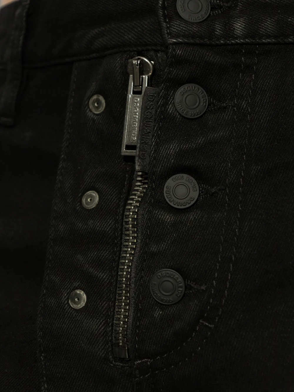 DSQUARED2 Jeans met logopatch Zwart