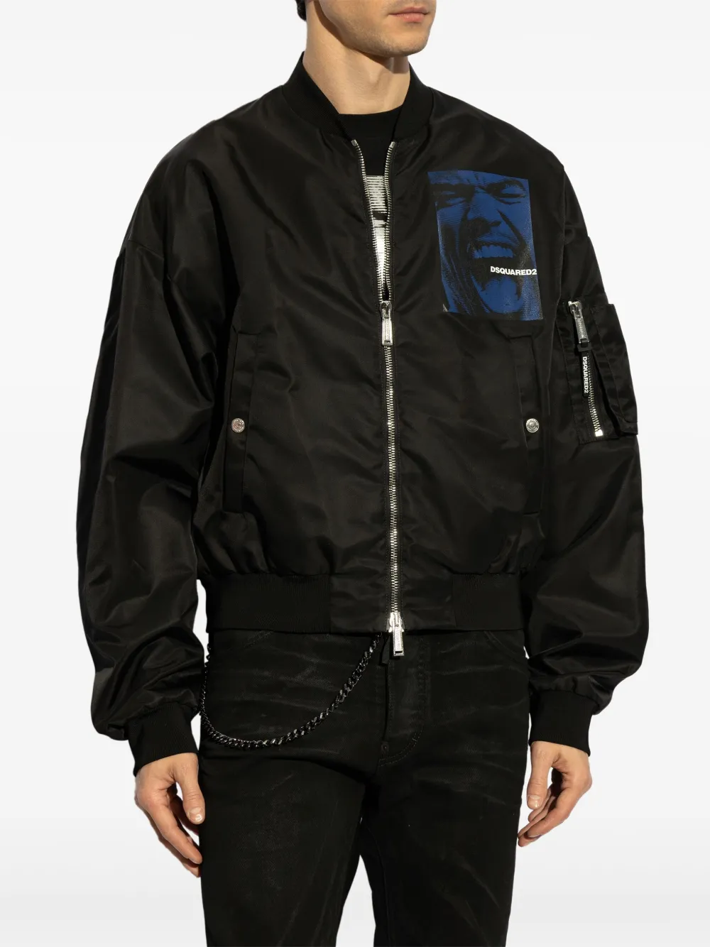 DSQUARED2 Bomber con stampa | Giacche | Image 3