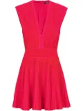 Balmain raised-seam mini dress - Pink