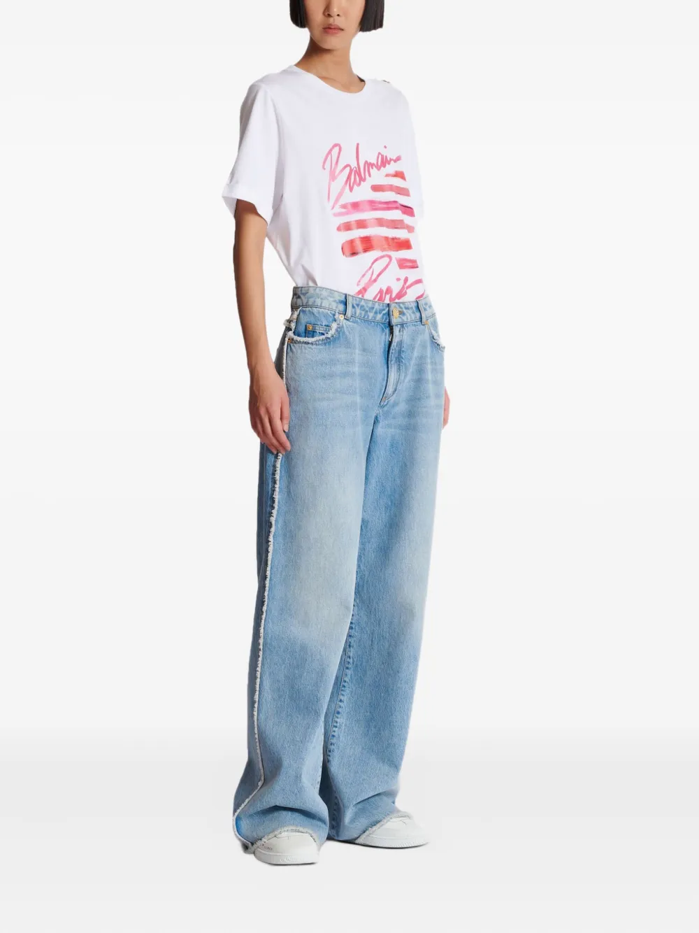 Balmain Straight jeans Blauw