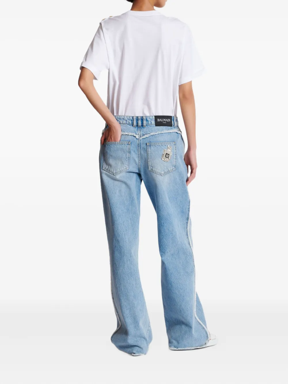 Balmain Straight jeans Blauw