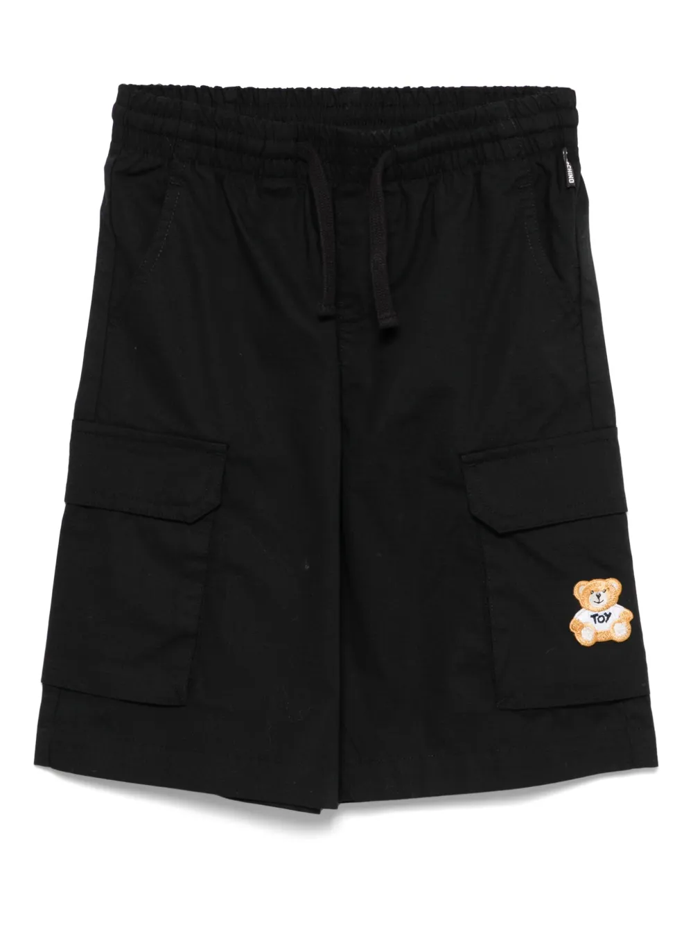 Moschino Kids Shorts met teddybeerprint Zwart