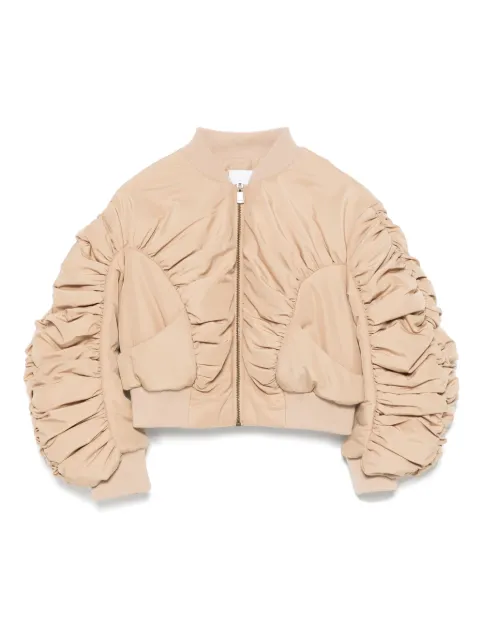 Pinko Kids ruched bomber jacket
