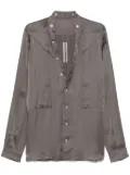 Rick Owens Larry Fogpocket shirt - Grey