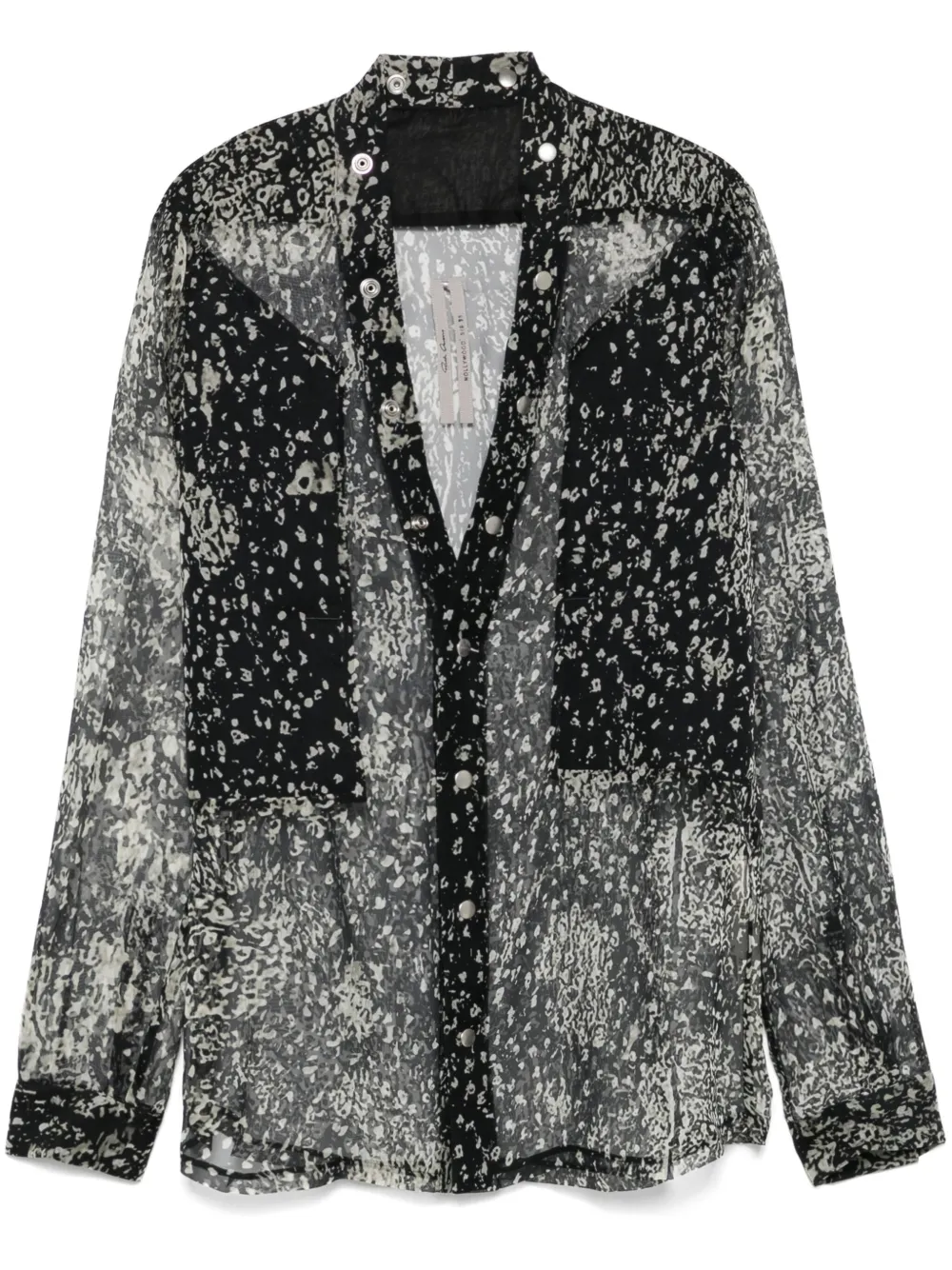 Rick Owens camisa Larry Fogpocket | negro | Image 1